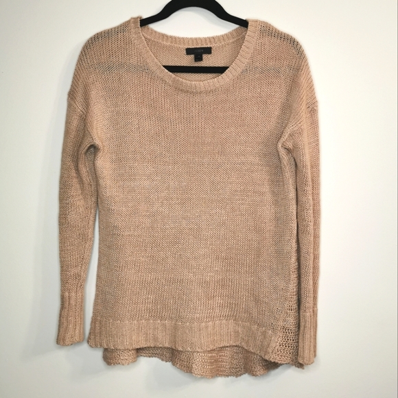 J Crew 100% Linen Knitted Crew Neck Sweater - Picture 1 of 5
